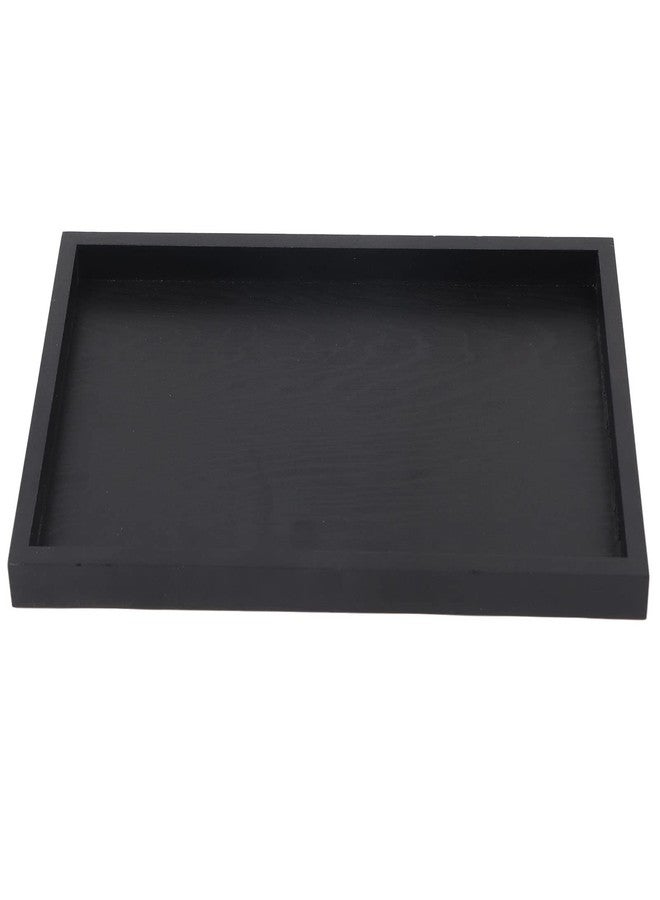 Gavigain Wood Serving Tray Rectangle Rustic Wooden Serving Tray for Breakfast in Bed, Coffee Table Decor, Ottoman, Party (11.81 * 7.87 * 0.79in) - Image 1