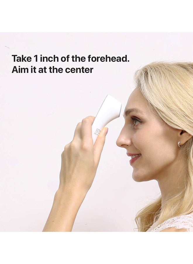 iHealth - iHealth No-Touch Forehead Thermometer, Infrared Digital Thermometer for Adults and Kids, Touchless Baby Thermometer, 3 Ultra-Sensitive Sensors, Large LED Digits, Quiet Vibration Feedback, Non Contact - Image 1