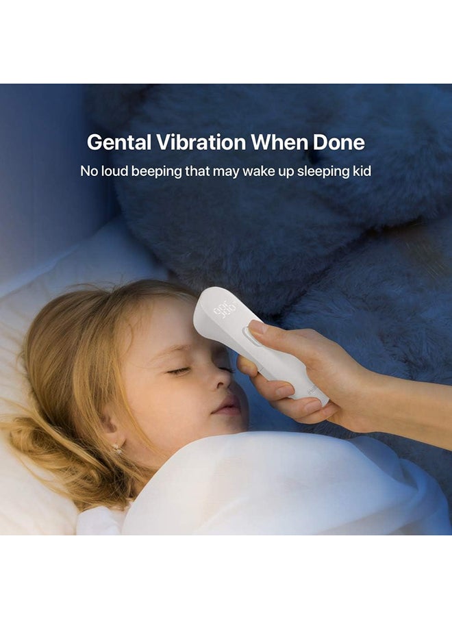 iHealth - iHealth No-Touch Forehead Thermometer, Infrared Digital Thermometer for Adults and Kids, Touchless Baby Thermometer, 3 Ultra-Sensitive Sensors, Large LED Digits, Quiet Vibration Feedback, Non Contact - Image 1