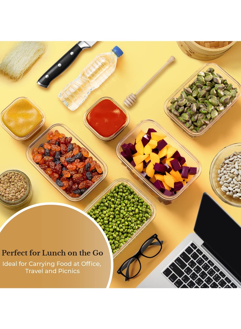 كيلا مجموعة حاويات تخزين الطعام 36 قطعة محكمة الإغلاق - تنظيم المطبخ والمخزن لحبوب ودقيق وسكر | أغطية متينة قابلة لإعادة الاستخدام | حجم العائلة السعودية | خالي من BPA - Image 3