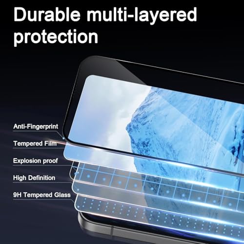OpenTech®️ Military-Grade Tempered Glass Screen Protector Compatible for Google Pixel 9A / Google Pixel 10A with Edge to Edge Coverage and Easy Installation kit (6.3 Inches) - Image 5