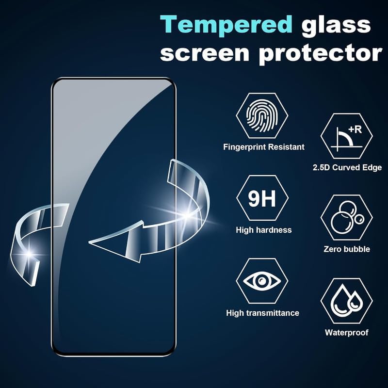 OpenTech®️ Military-Grade Tempered Glass Screen Protector Compatible for Google Pixel 9A / Google Pixel 10A with Edge to Edge Coverage and Easy Installation kit (6.3 Inches) - Image 2