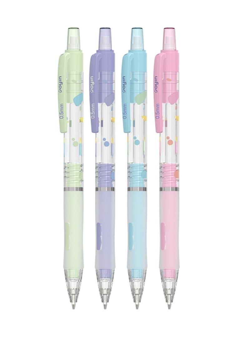 Deli 4-Piece Mechanical Pencils 0.5mm Tip Assorted Barrel Colours  - Image 1