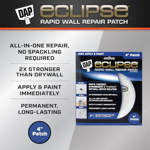 DAP 7079809163 Repair Eclipse Wall Patch, 4 Inch, Clear,White - Image 2