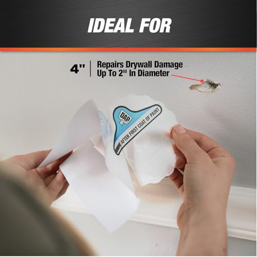 DAP 7079809163 Repair Eclipse Wall Patch, 4 Inch, Clear,White - Image 4