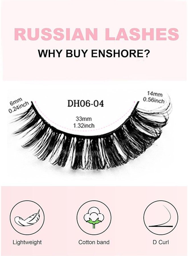JS Strip False Lashes 10 Pairs, Faux Mink Lashes, Fluffy Natural Look Eyelashes, Curl Lashes Extension Strip Eyelashes Pack, Enlarge Your Eyes Eyelashes - Image 2