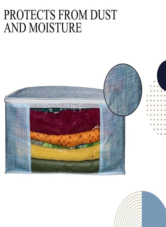 Shaping Fabric Garment Cover Non-Woven 90 GSM with Transparent Window & Double Metal Zipper - Pack of 1 | Dustproof Clothes Storage Bag for Sarees, Suits, Jackets, Shirts SCXLRL1582493517524148524759 - Image 3