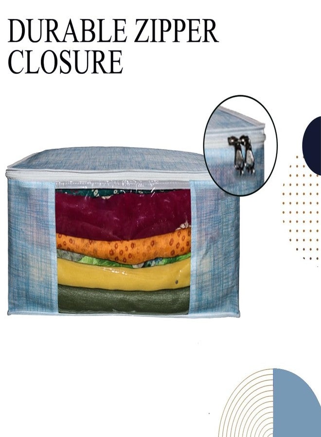 Shaping Fabric Garment Cover Non-Woven 90 GSM with Transparent Window & Double Metal Zipper - Pack of 1 | Dustproof Clothes Storage Bag for Sarees, Suits, Jackets, Shirts SCXLRL1582493517524148524759 - Image 5