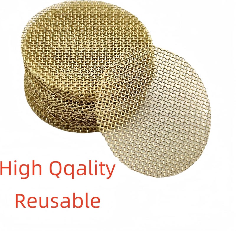 Ruilida 200 pcs 1/2 Inch Premium Thick Brass Pipe Screens, 0.5" Premium Pipe Screen Filters with Metal Storage Box - Image 5