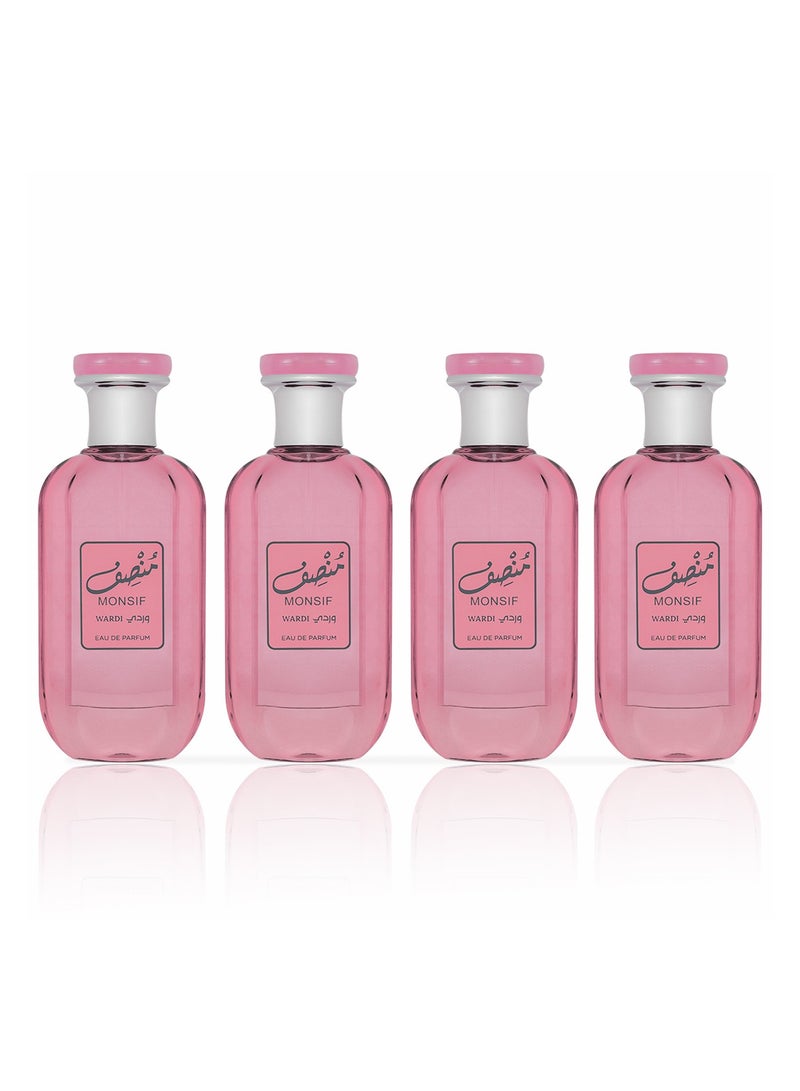 محبوب للعطور عطر منصف وردي 100 مل  1×4 من محبوب للعطور - Image 1