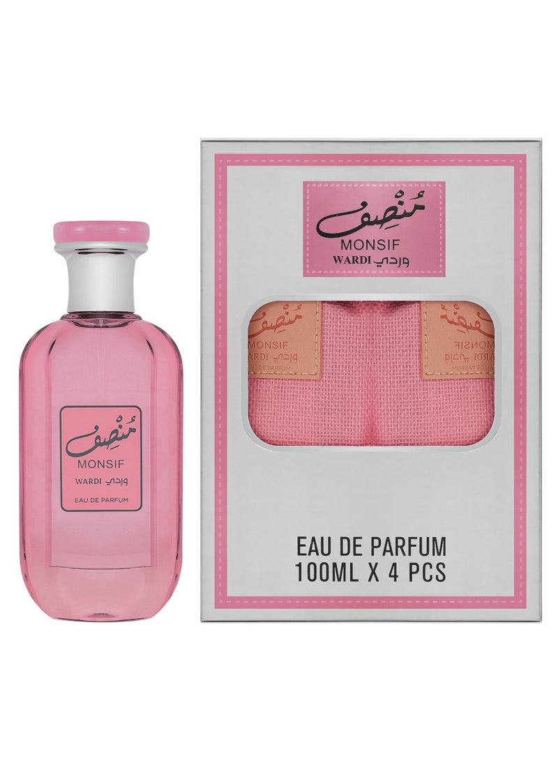 محبوب للعطور عطر منصف وردي 100 مل  1×4 من محبوب للعطور - Image 2