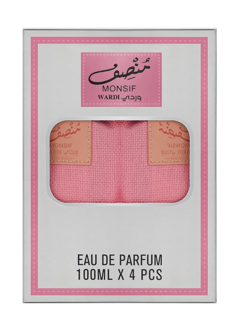 محبوب للعطور عطر منصف وردي 100 مل  1×4 من محبوب للعطور - Image 5