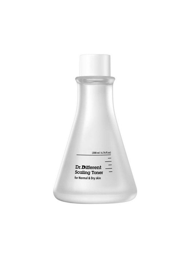 Dr.Different Scaling Toner (For Normal & Dry Skin) 200Ml (6.76 Fl.Oz.) Pha Exfoliating Astringen T Ph Balancing Hypoallergenic Hydrating Boosting Skin Care Ff  - Image 1