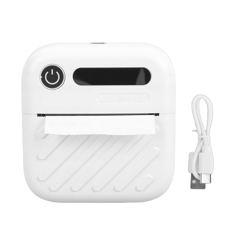 Portable Wireless Thermal Label Printer With Multi Template Compatibility For Home Office School Use White - Image 2