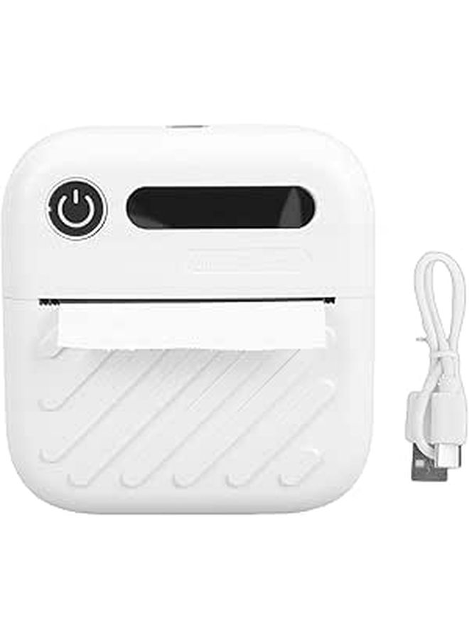 Portable Wireless Thermal Label Printer With Multi Template Compatibility For Home Office School Use White - Image 1