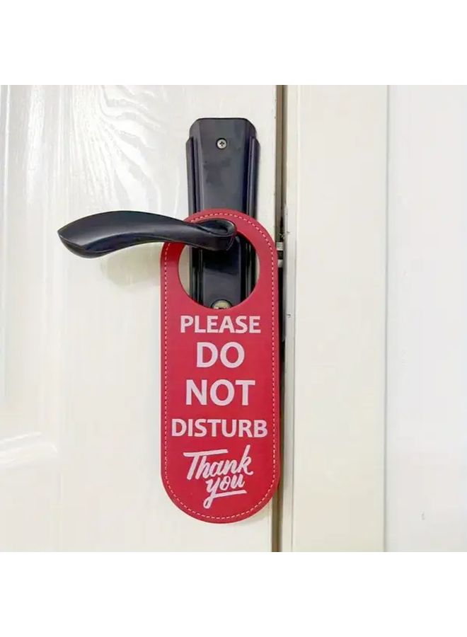 Red and Green Do Not Disturb Door Sign for Home Office Hotel - Image 1