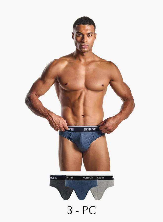 سبلاش فيڤ Set of 3 - Printed Waistband Briefs