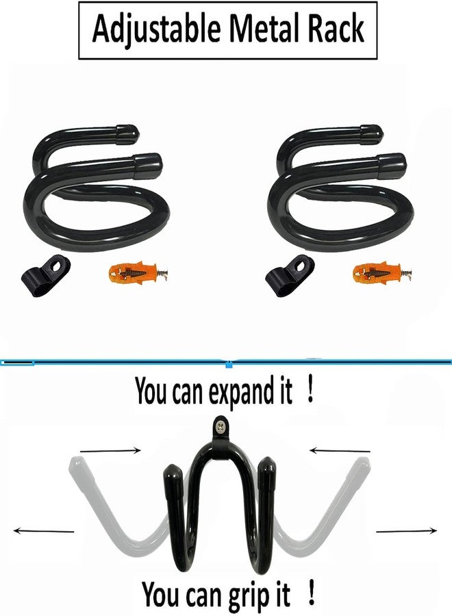 Pmsanzay Horizontal Light saber Wall Mount Wall Rack Wall Holder Lightsaber Display Rack Hook Stand, Compatible for Any Lightsaber, Black Pack of 2 - Hardware Included. - Image 2