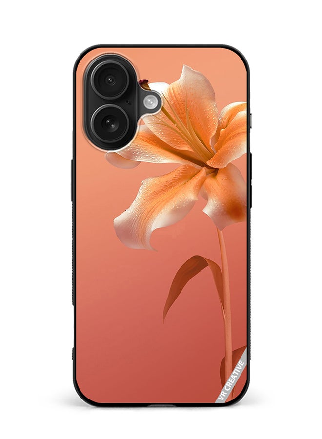 VR CREATIVE Protective Case Cover For Apple iPhone 16 Plus Flower Design Multicolour