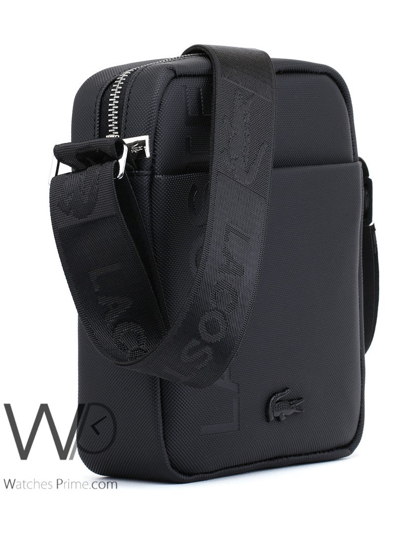 لاكوست حقيبة لاكوست شنطة كروس سوداء اللون - Image 5