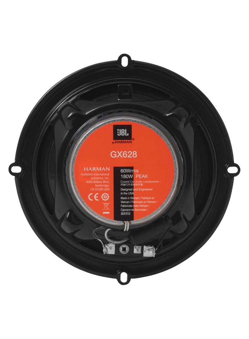 JBL GX628 6.5" Coaxial Car Audio Speaker - Nominal Power 60W, Peak Power 180W - Image 2