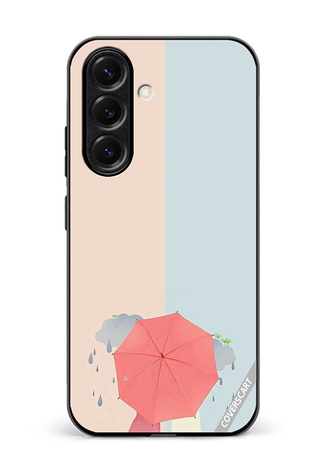 Protective Case Cover For Samsung Galaxy S25 Plus Umbrella Design Multicolour