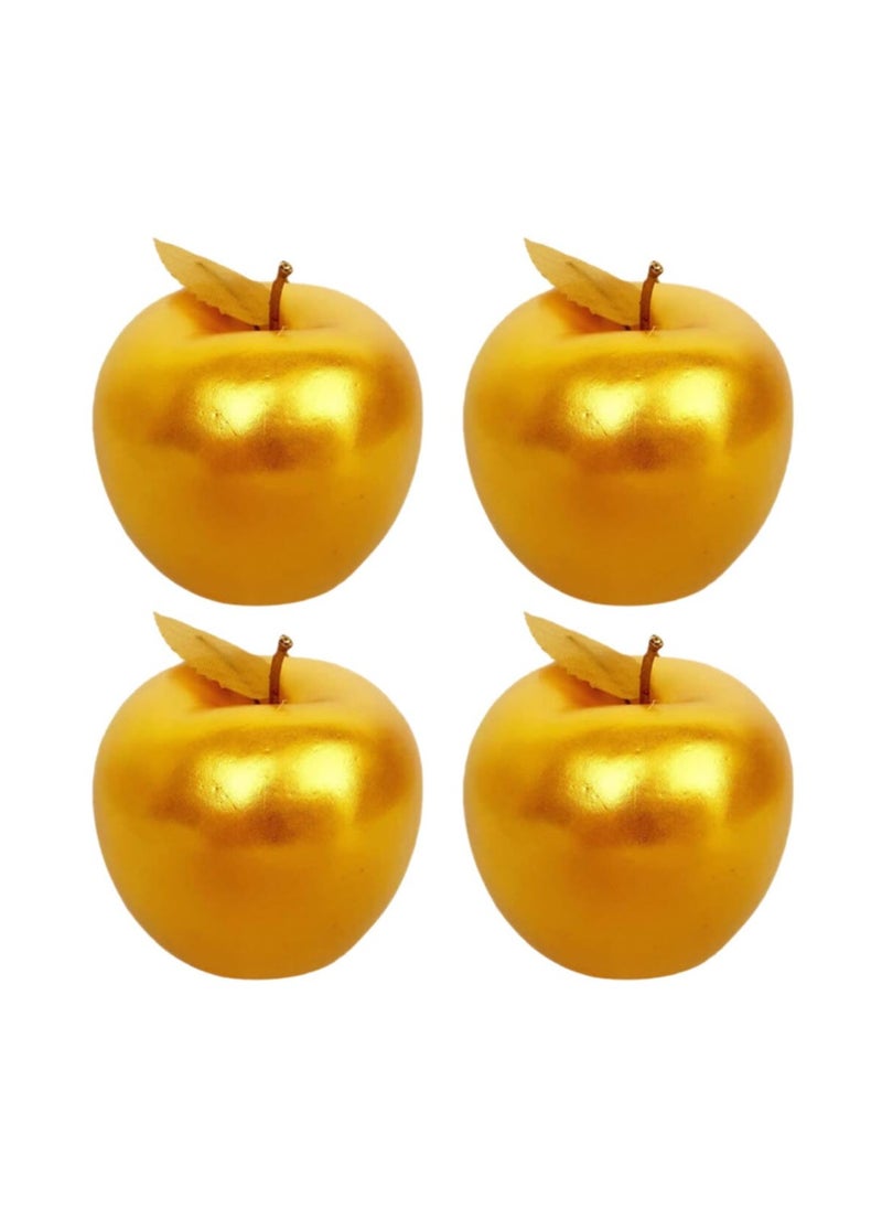 KASTWAVE - 4 Pcs Simulated Wedding Decor Fruit Simulation Apples Foam Apples Artificial Apples Kitchen Decoration Apples Models Red Apples Decorative Model Fake Apple - Image 1