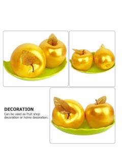KASTWAVE 4 Pcs Simulated Wedding Decor Fruit Simulation Apples Foam Apples Artificial Apples Kitchen Decoration Apples Models Red Apples Decorative Model Fake Apple  - Image 2