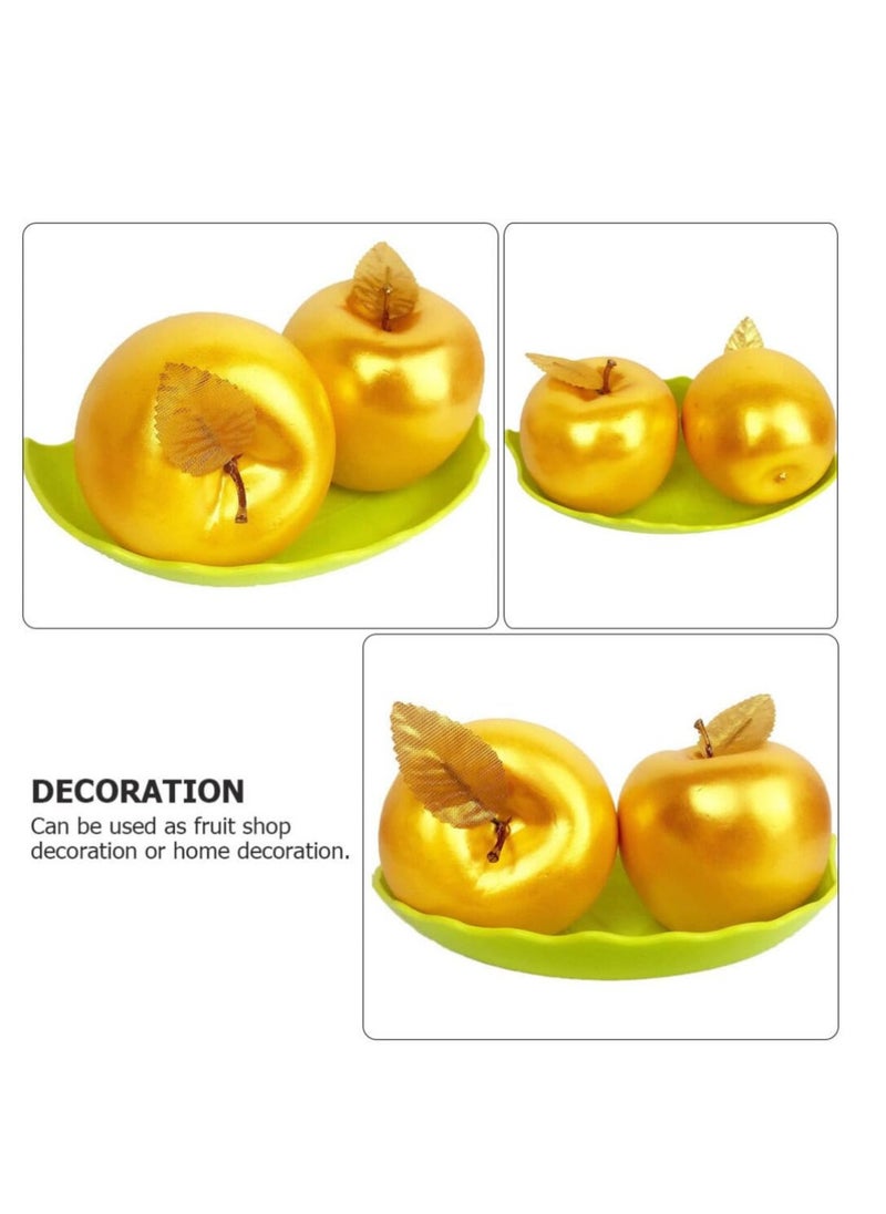 KASTWAVE - 4 Pcs Simulated Wedding Decor Fruit Simulation Apples Foam Apples Artificial Apples Kitchen Decoration Apples Models Red Apples Decorative Model Fake Apple - Image 1