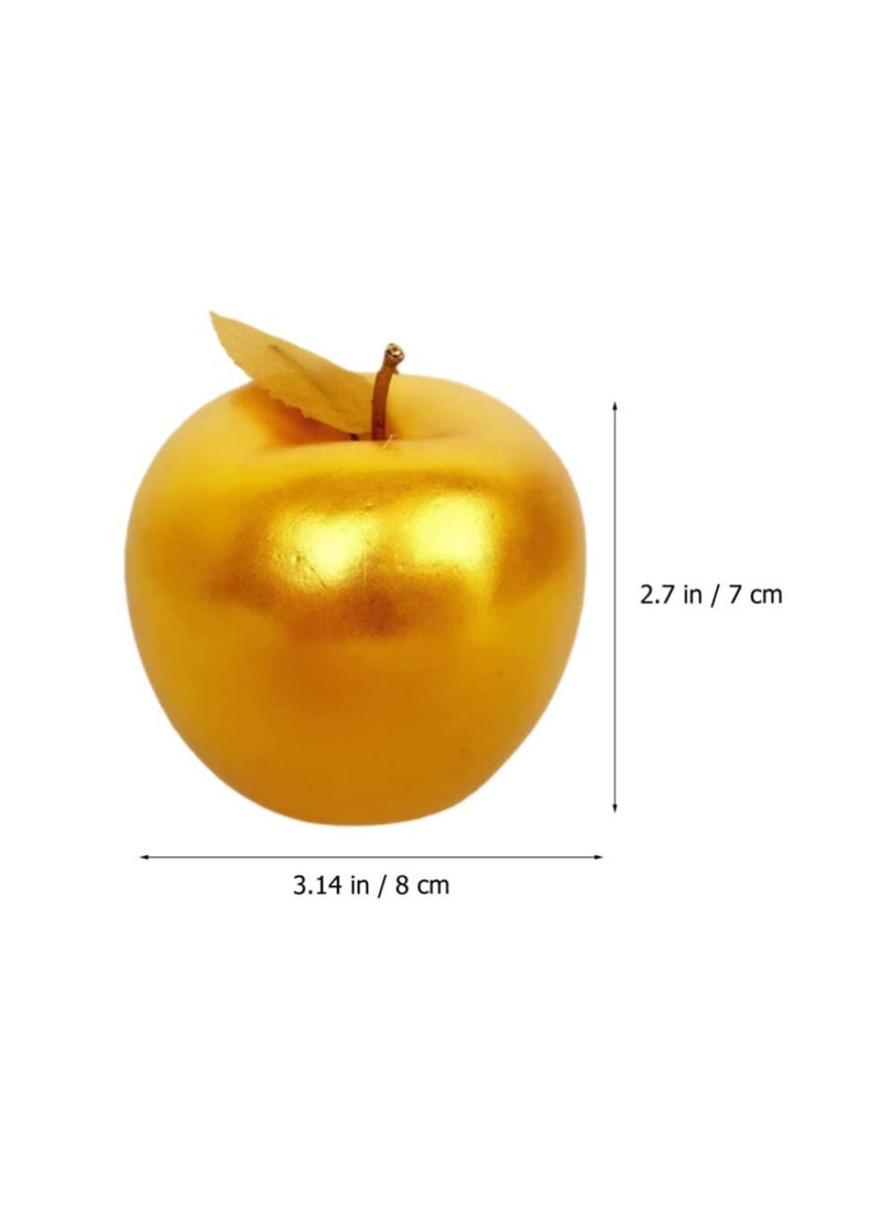 KASTWAVE - 4 Pcs Simulated Wedding Decor Fruit Simulation Apples Foam Apples Artificial Apples Kitchen Decoration Apples Models Red Apples Decorative Model Fake Apple - Image 1
