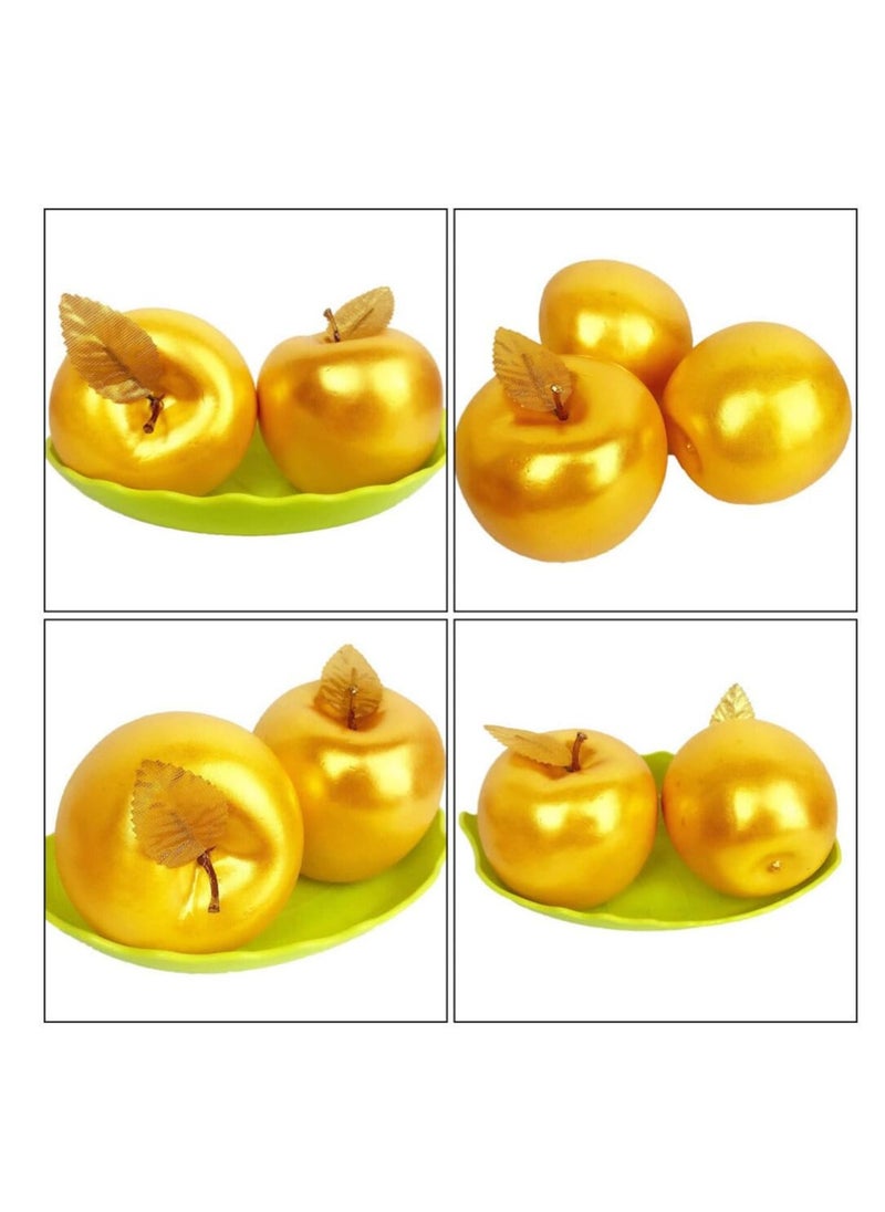 KASTWAVE - 4 Pcs Simulated Wedding Decor Fruit Simulation Apples Foam Apples Artificial Apples Kitchen Decoration Apples Models Red Apples Decorative Model Fake Apple - Image 1
