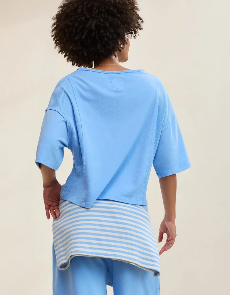 Aerie  Aerie Unwind Waffle T-Shirt for Women | Best Price UAE