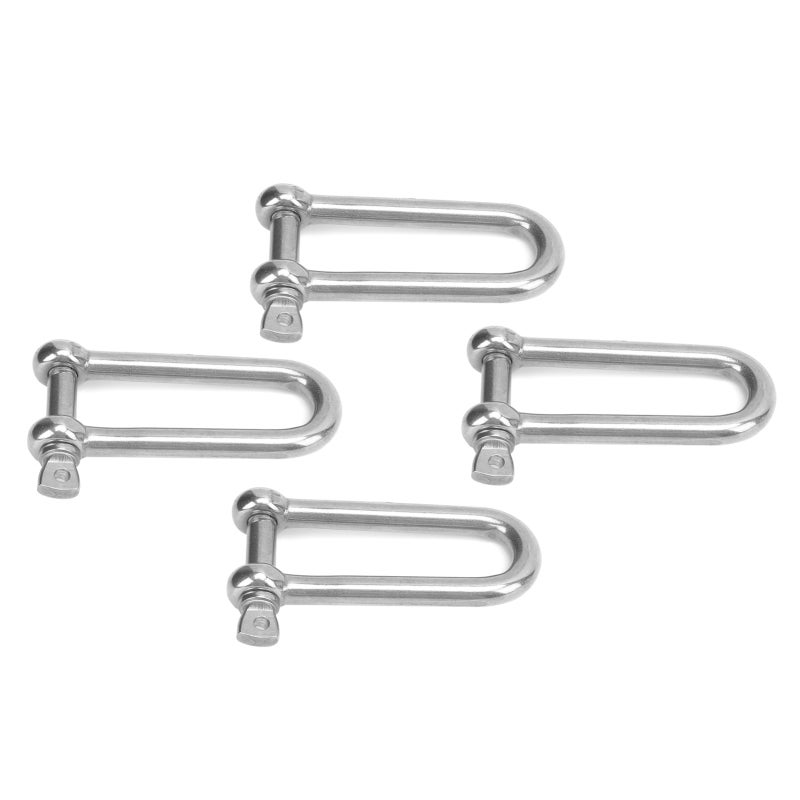 Stainless Steel Bow Shackle 3/8 Inch Corrosion-Resistant Rust-Proof - Easy to Use D Shackle for Marine Hardware Hoisting Equipment - Image 5