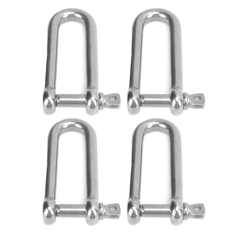 Stainless Steel Bow Shackle 3/8 Inch Corrosion-Resistant Rust-Proof - Easy to Use D Shackle for Marine Hardware Hoisting Equipment - Image 2