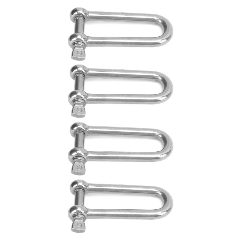 Stainless Steel Bow Shackle 3/8 Inch Corrosion-Resistant Rust-Proof - Easy to Use D Shackle for Marine Hardware Hoisting Equipment - Image 3