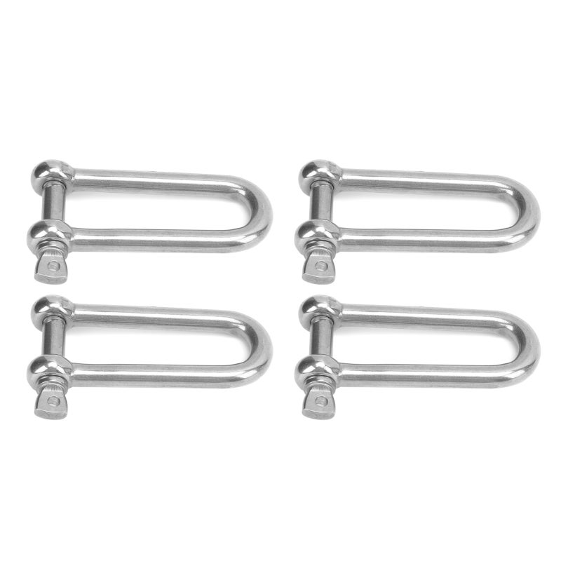 Stainless Steel Bow Shackle 3/8 Inch Corrosion-Resistant Rust-Proof - Easy to Use D Shackle for Marine Hardware Hoisting Equipment - Image 4