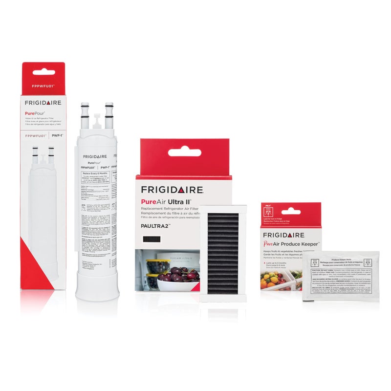 Frigidaire PurePourÂ® PWF-1â„¢ FPPWFU01 + PureAirÂ® Ultra II PAULTRA2 + PureAirÂ® PK-1â„¢ FRPAPKRF Water & Air Filter Combo