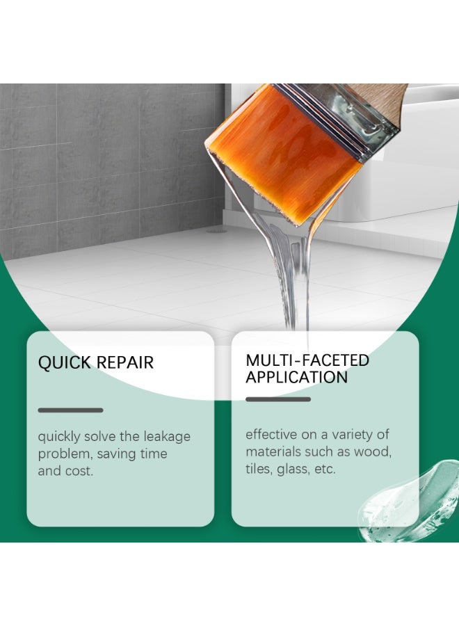 JAKEHOE invisible waterproof adhesive exterior wall toilet bathroom floor gap multi-purpose waterproof leak-proof coating - Image 3