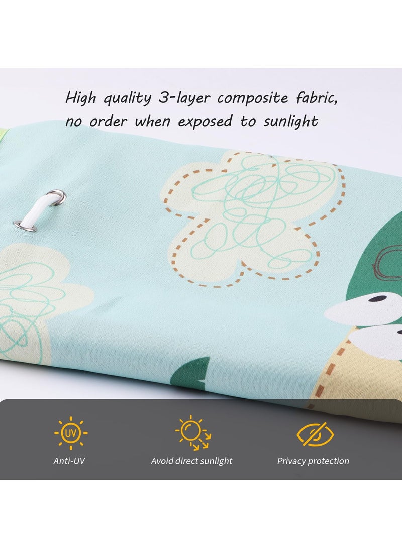 SYOSI Car Window Shades for Baby, Retractable Car Sunshades with Suction Cup and Storage Net for Side Windows, Universal Children's Car Blinds - Image 4