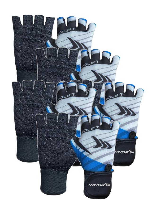 مايور مجموعة من 5 قفازات رياضية من مايور بروليفت مع دعم للمعصم - Image 1