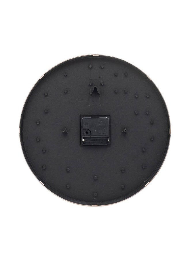 DANUBE HOME Danube Home Sansa Pp Number Wall Clock - Black 30X30X4 Stylish Wall Decor Modern Aluminum & Plastic Design Perfect For Home & Office Decor Unique Black Clock Decorative Home Accessories  - Image 3