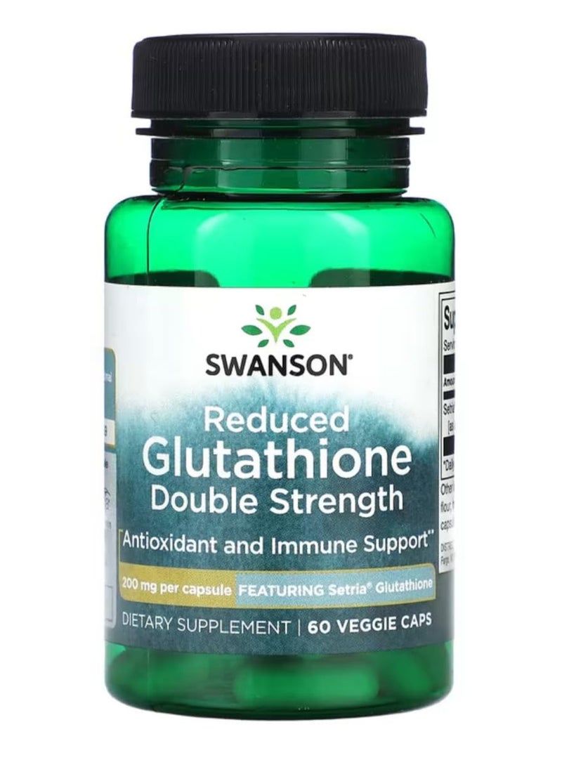 SWANSON Amino Acid High Potency L-Glutathione 200 Milligrams 60 Veg Capsules