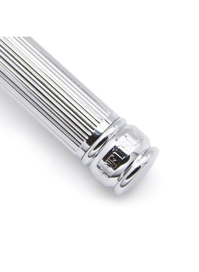 Edwin Jagger - Edwin Jagger Chrome Lined Double Edge Razor - Long Handle - Image 1
