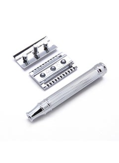 Edwin Jagger Edwin Jagger Chrome Lined Double Edge Razor - Long Handle  - Image 4
