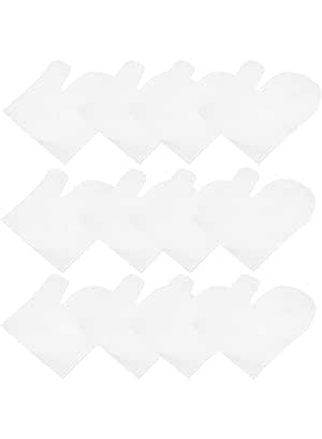 20 Pack White Disposable Non Woven Shoe Cleaning Wipes For Travel Home And Outdoor Use - Image 1