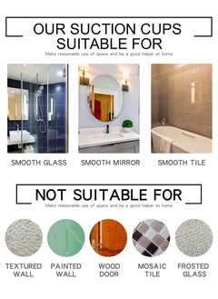 Y&D Shower Mirror Fogless for Shaving with Razor Holder, Powerful Lock Suction  - Image 3