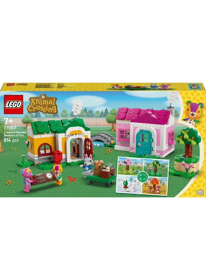 LEGO Animal Crossing Creative Houses: Seasons Of Fun 77057 Toy Building Set - Image 2