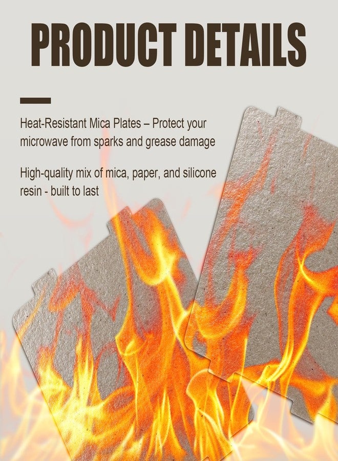 وادوي غطاء موجه الموجات متوافق مع فرن فريجيدير 5304464061، ألواح ميكا لإصلاح أفران الميكروويف (عبوة من قطعتين) - Image 3