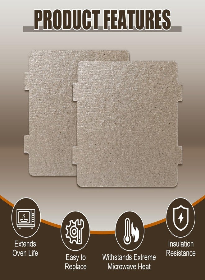 وادوي غطاء موجه الموجات متوافق مع فرن فريجيدير 5304464061، ألواح ميكا لإصلاح أفران الميكروويف (عبوة من قطعتين) - Image 5