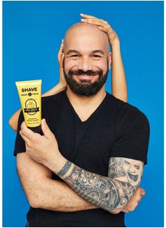 Bee Bald BEE BALD SHAVE Premium Shave Cream Goes On Light & Slick For A Shave That's Incredibly Smooth & Quick For Both Face And Head, 6 Fl Oz  - Image 5